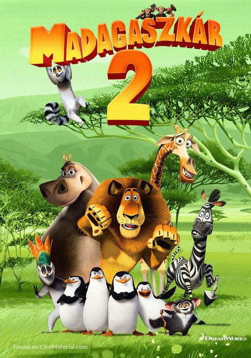 Madagascar: Escape 2 Africa - Hungarian Movie Poster