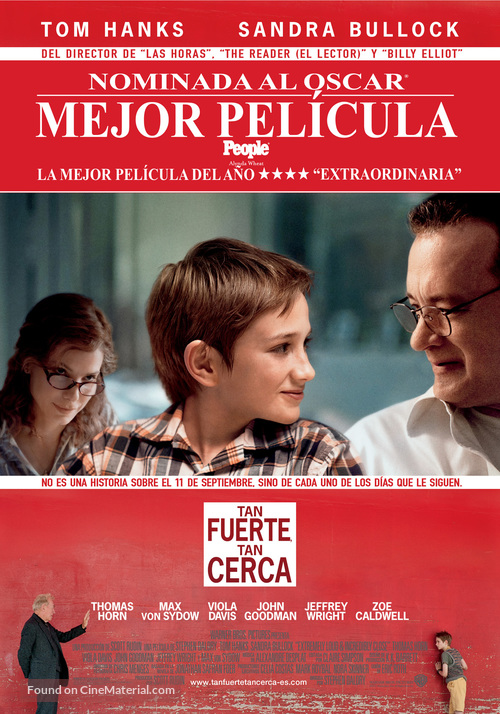 Extremely Loud &amp; Incredibly Close - Spanish Movie Poster