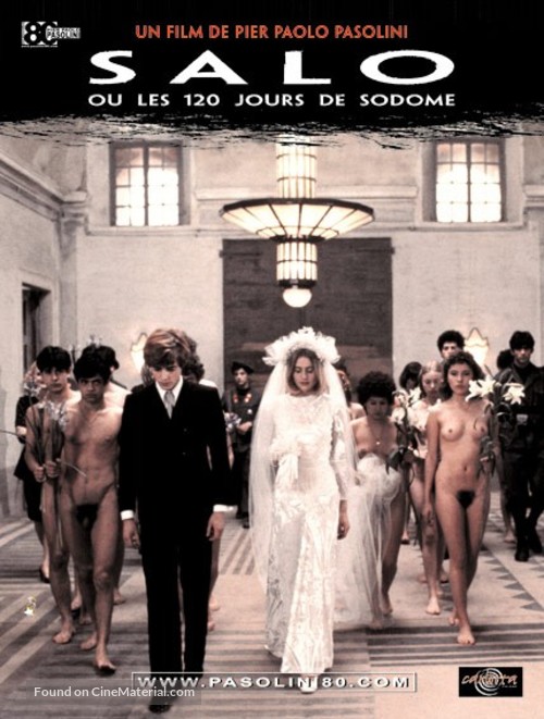 Sal&ograve; o le 120 giornate di Sodoma - French Movie Cover