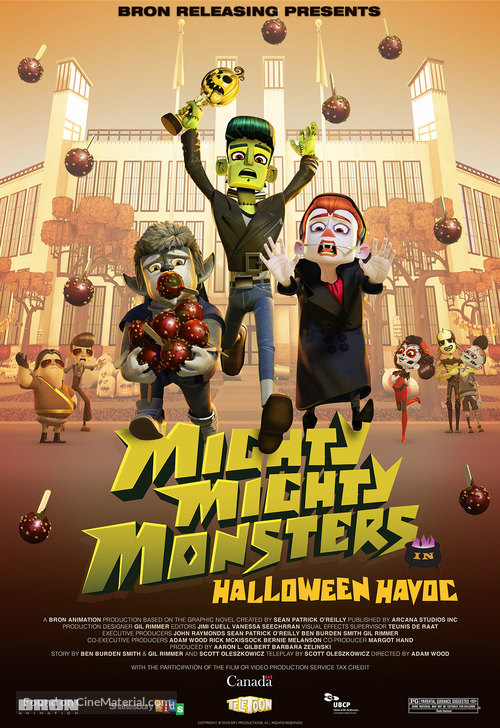 Mighty Mighty Monsters in Halloween Havoc - Canadian Movie Poster