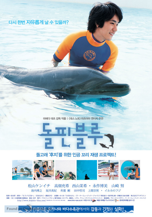 Dolphin blue: Fuji, mou ichido sora e - South Korean Movie Poster