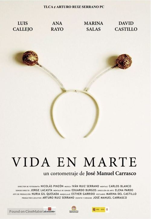 Vida en Marte - Spanish Movie Poster