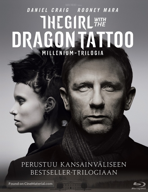 The Girl with the Dragon Tattoo - Finnish Blu-Ray movie cover