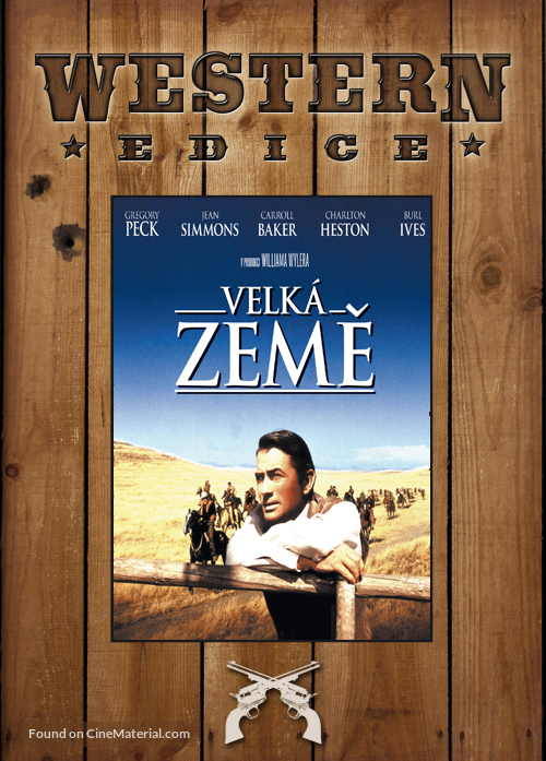 The Big Country - Czech DVD movie cover