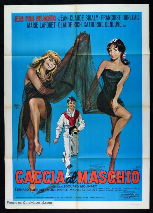La chasse &agrave; l&#039;homme - Italian Movie Poster