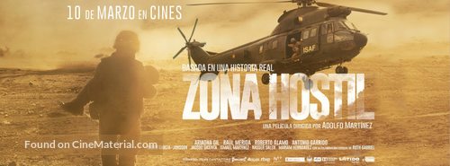 Zona hostil - Spanish Movie Poster