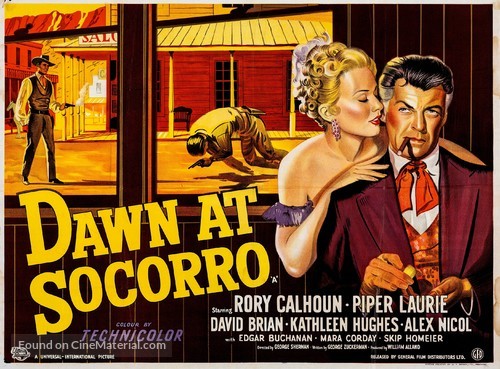 Dawn at Socorro - British Movie Poster