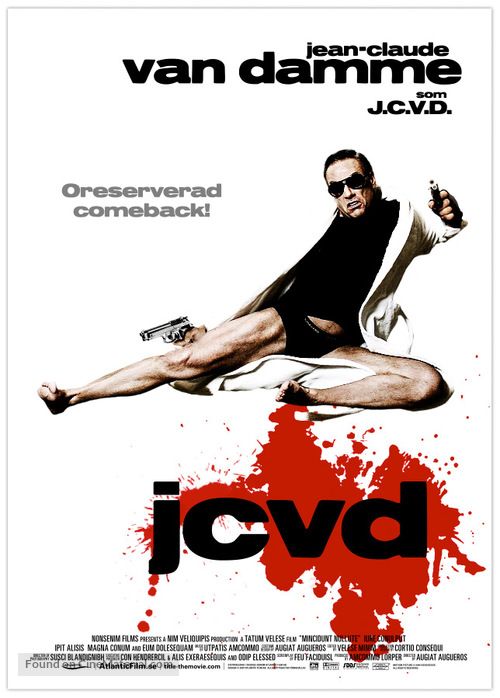 J.C.V.D. - Swedish Movie Poster
