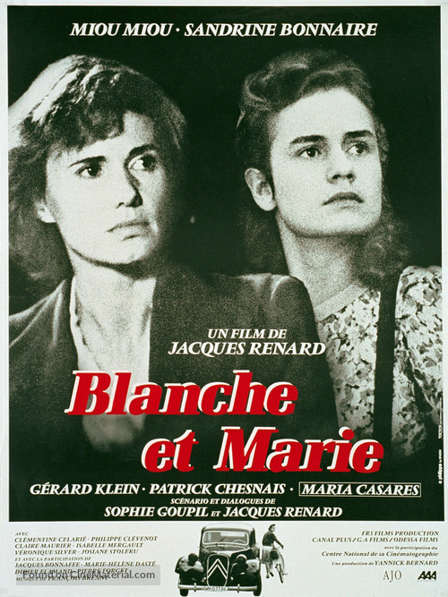 Blanche et Marie (1985) French movie poster