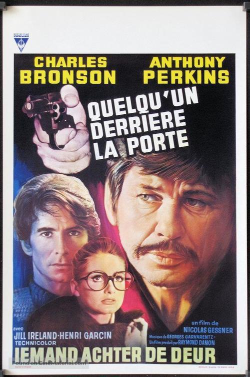 Quelqu&#039;un derri&egrave;re la porte - Belgian Movie Poster