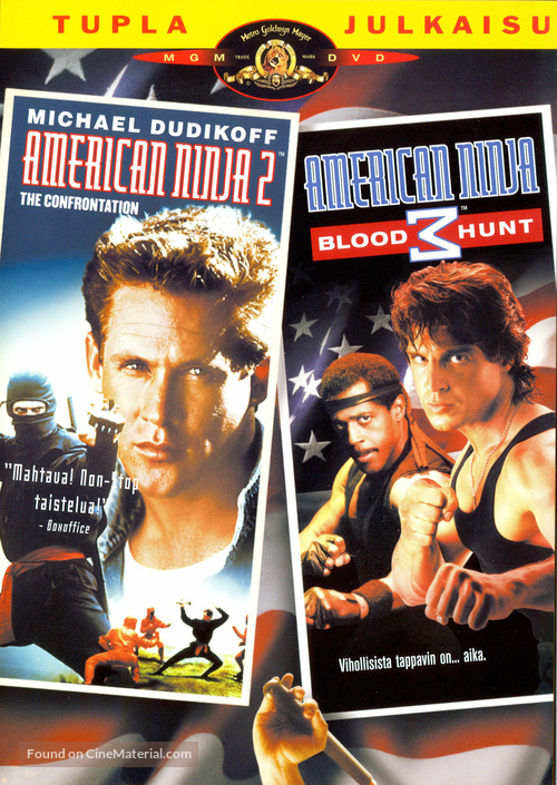American Ninja 3: Blood Hunt - Finnish Movie Cover