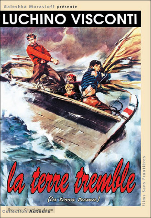 La terra trema: Episodio del mare - French DVD movie cover