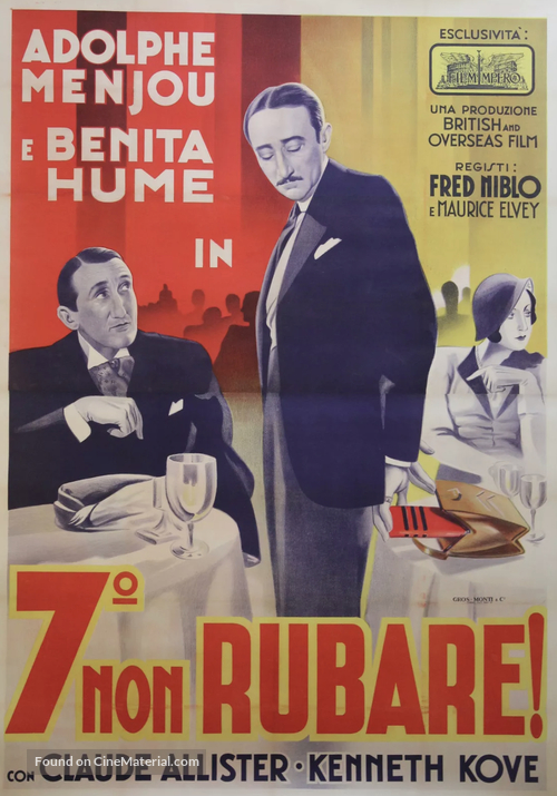 Diamond Cut Diamond - Italian Movie Poster