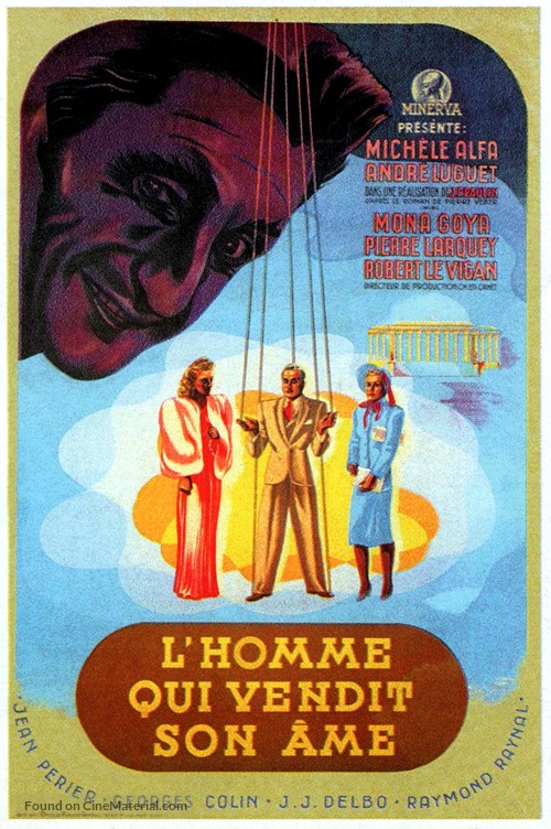 L&#039;homme qui vendit son &acirc;me - French Movie Poster
