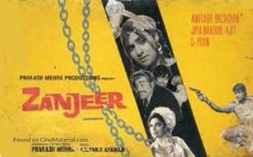 Zanjeer - Indian Movie Poster