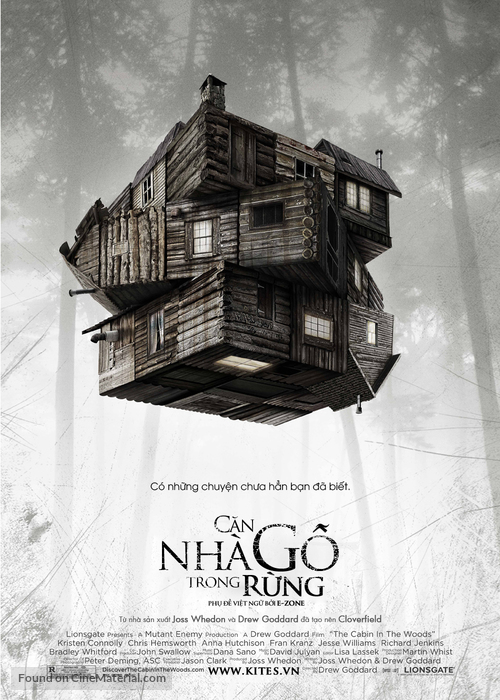 The Cabin in the Woods - Vietnamese Movie Poster