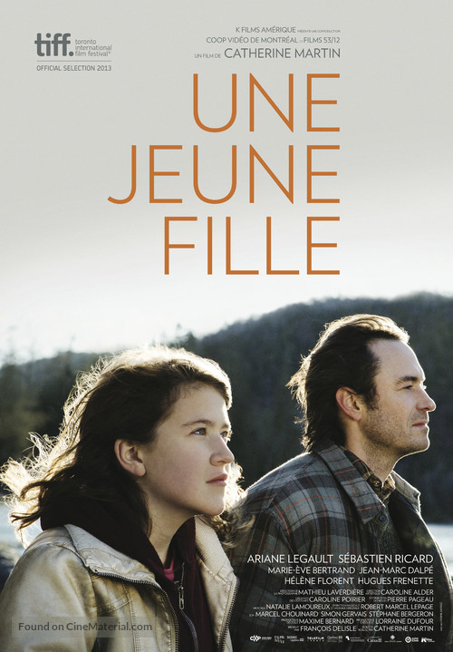 Une Jeune Fille - Canadian Movie Poster