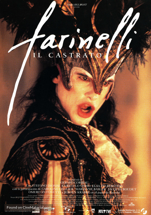 Farinelli - Spanish Movie Poster