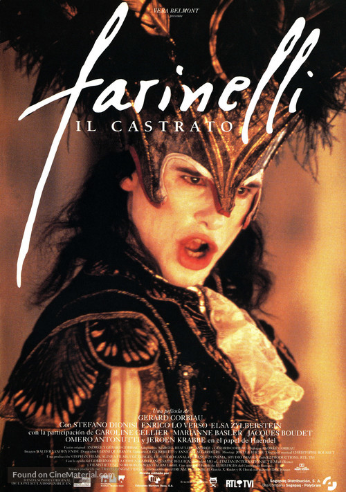 Farinelli - Spanish Movie Poster