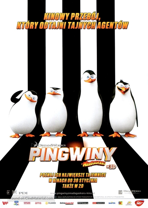 Penguins of Madagascar - Polish Movie Poster