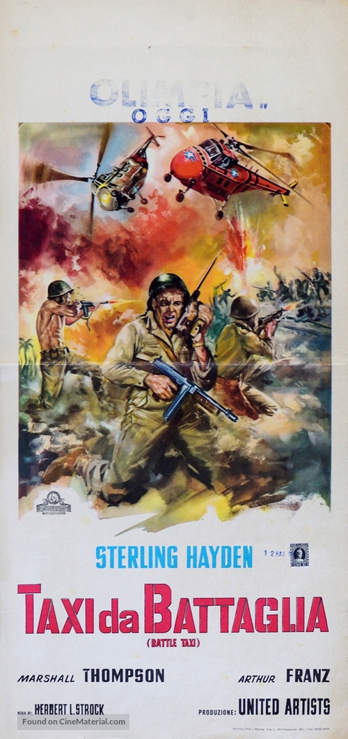 Battle Taxi - Italian Movie Poster