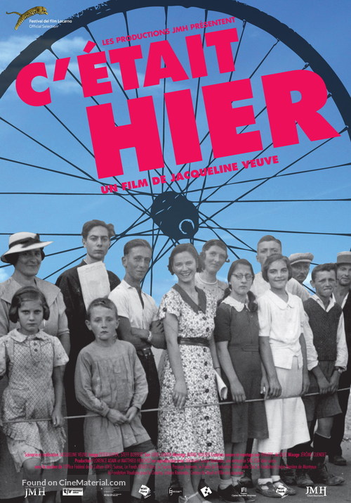 C&#039;&eacute;tait hier - Swiss Movie Poster