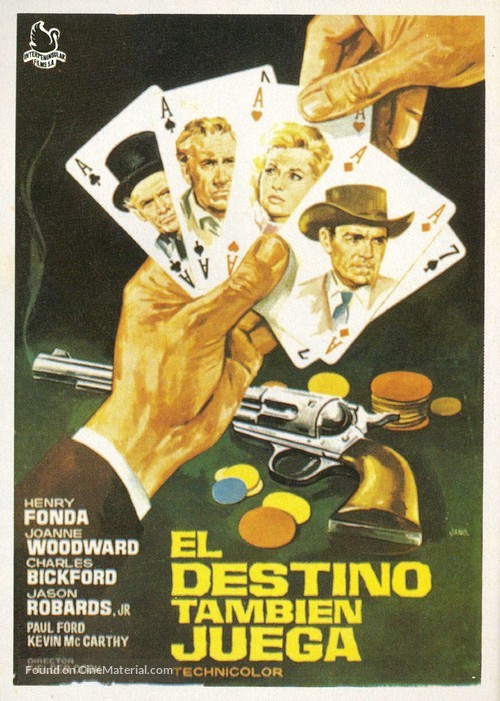 A Big Hand for the Little Lady - Spanish Movie Poster