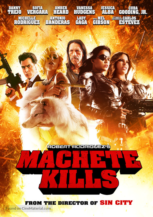 Machete Kills - Canadian DVD movie cover