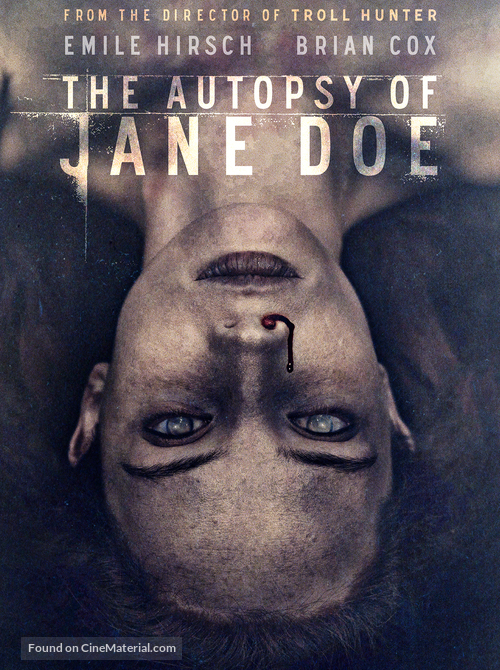 The Autopsy of Jane Doe - British Movie Poster