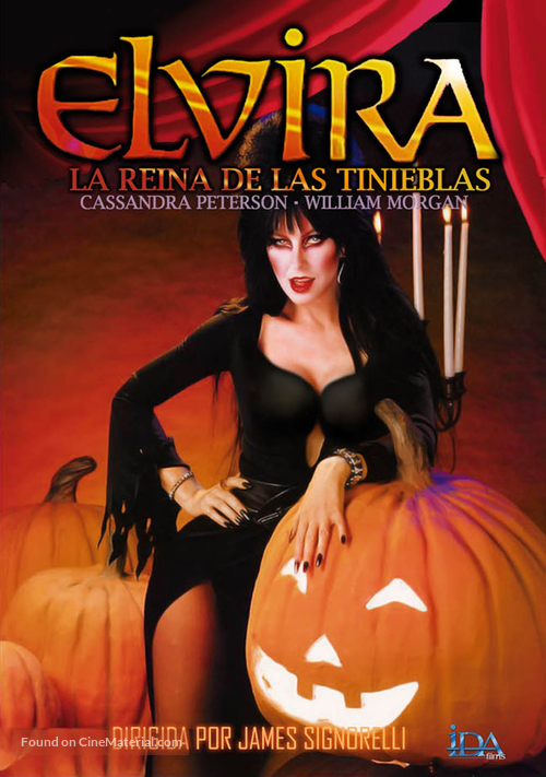Elvira, Mistress of the Dark - Spanish Movie Cover