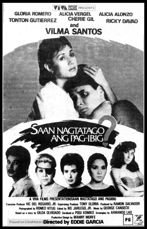 Saan nagtatago ang pag-ibig? - Philippine Movie Poster