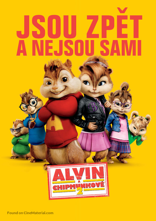 Alvin and the Chipmunks: The Squeakquel - Czech Movie Poster