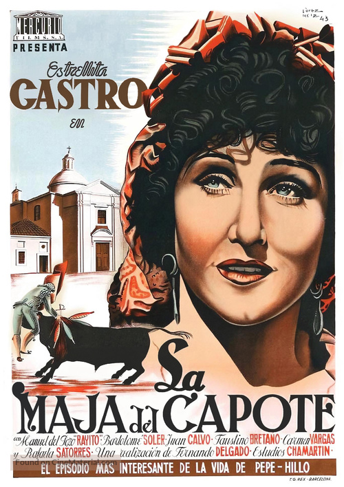 La maja del capote - Spanish Movie Poster