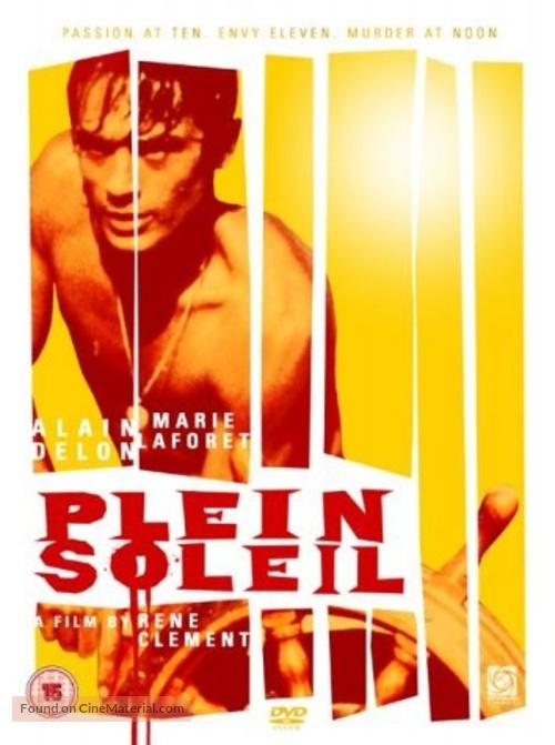 Plein soleil - British DVD movie cover