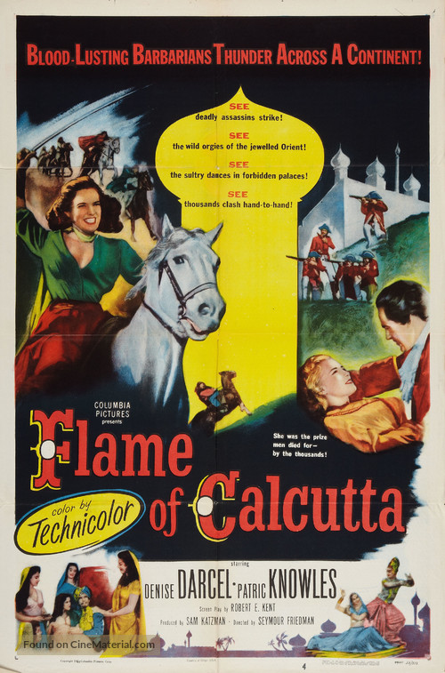 Flame of Calcutta - Movie Poster