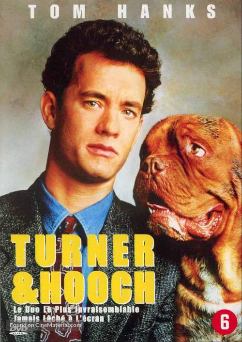 Turner And Hooch - Belgian DVD movie cover
