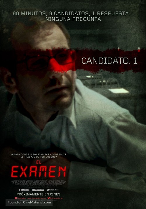 Exam - Argentinian Movie Poster