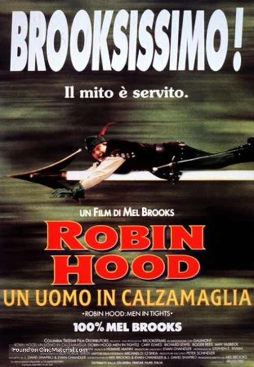 Robin Hood: Men in Tights - Italian Theatrical movie poster