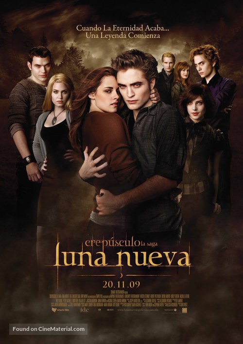The Twilight Saga: New Moon - Mexican Movie Poster