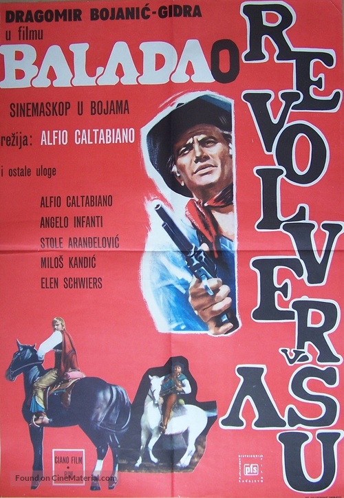 Ballata per un pistolero - Yugoslav Movie Poster