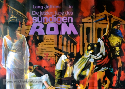 L&#039;incendio di Roma - German Movie Poster