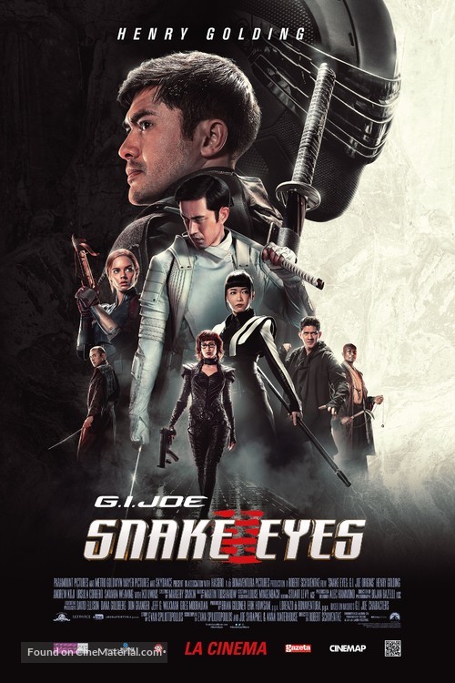 Snake Eyes: G.I. Joe Origins - Romanian Movie Poster