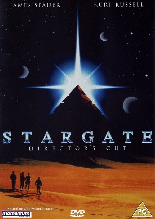 Stargate - British DVD movie cover