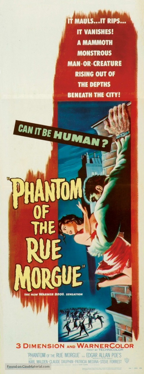 Phantom of the Rue Morgue - Movie Poster