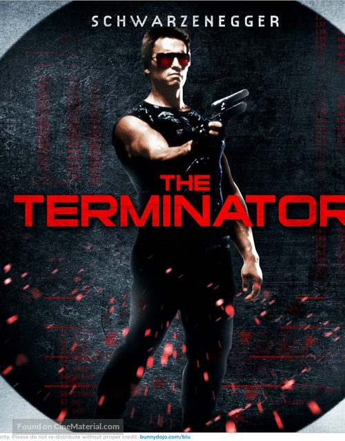 1984 il Film Terminator-ORIGINALE Film Poster-A3 A4 A5 STAMPA LASER 