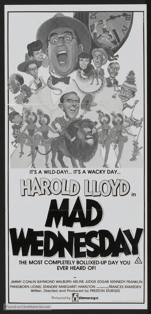 The Sin of Harold Diddlebock - Australian Movie Poster