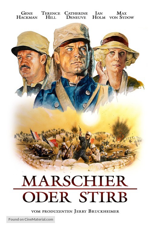 March or Die - German Movie Cover