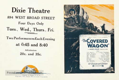 The Covered Wagon - poster