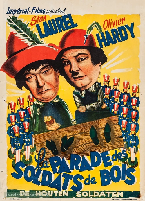 Babes in Toyland - Belgian Movie Poster