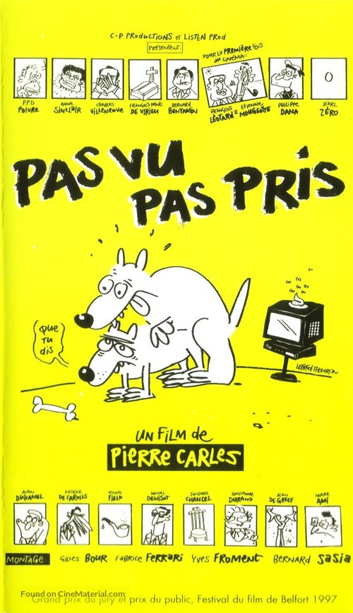 Pas vu, pas pris - French VHS movie cover